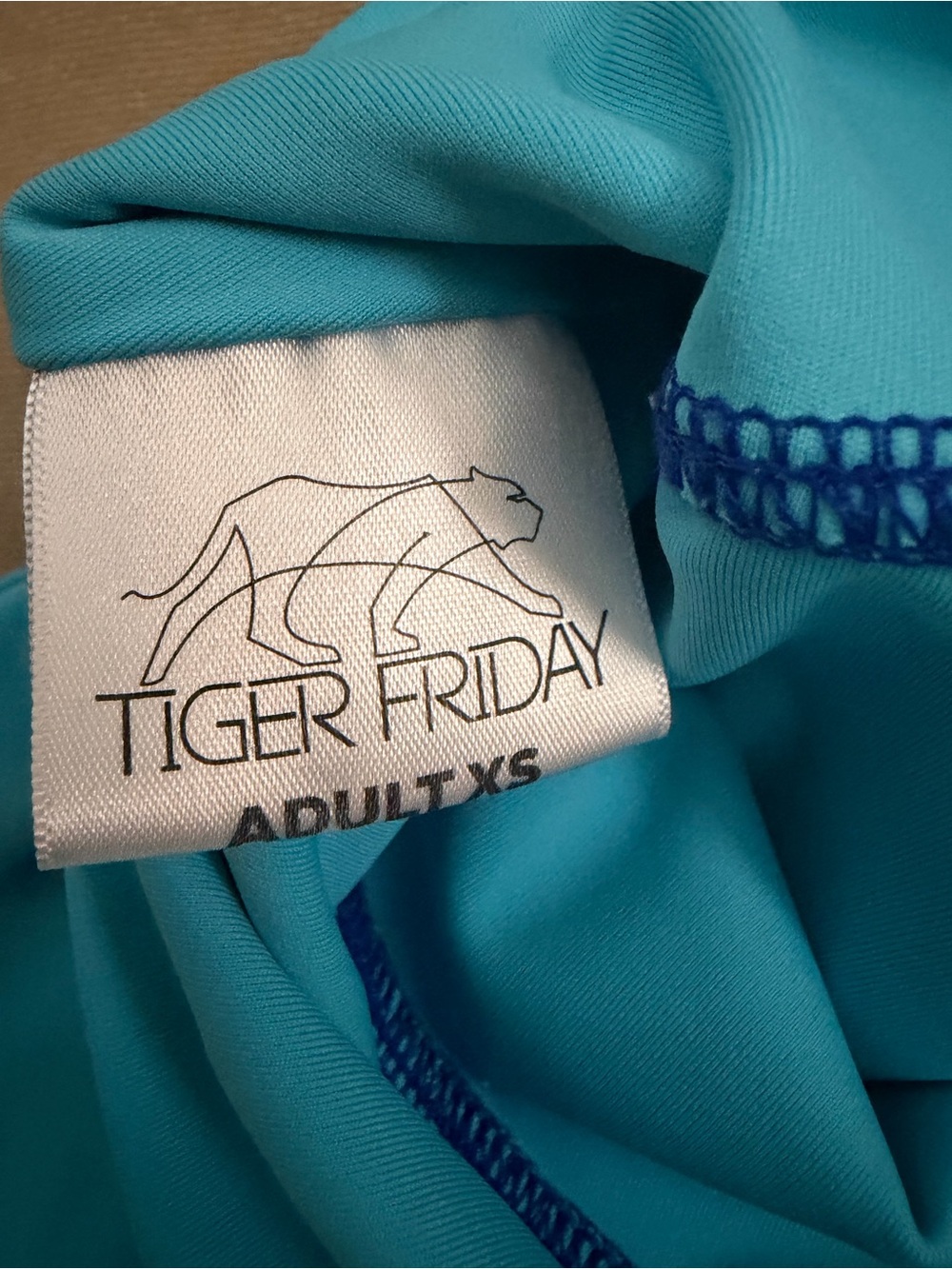 Tiger Friday Blue Colorblock Dance Set Child XL / AXS - Picture 3 of 6